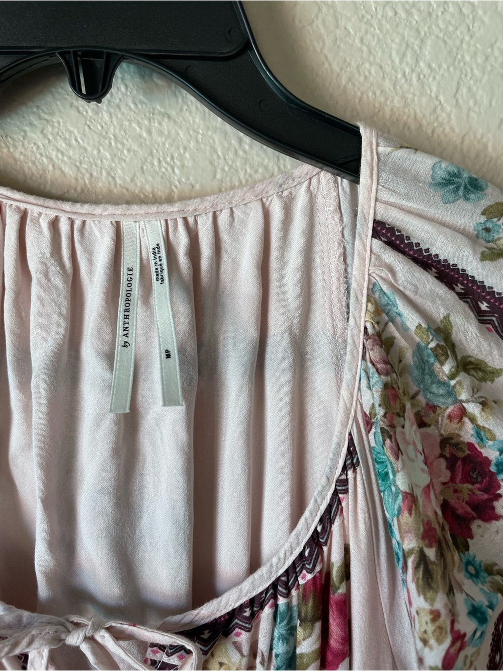 Anthropologie Somerset Puff-Sleeve Maxi Dress Petite M Cotton - Picture 5 of 9